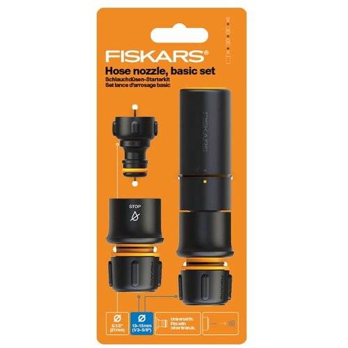 Fiskars Set od 4 crne zavr&amp;scaron;ava na čvrsto crijevo Slike