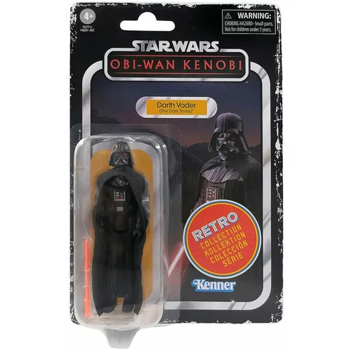 Hasbro Star Wars Retro Collection Darth Vader (The Dark Times) Igrača 3,75-palčna figurica Obi-Wan Kenobija, Otroci, večbarvna, ena velikost (F5771), (20838696)
