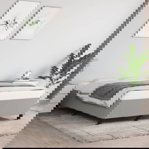 Furnova Posteljni okvir brez vzmetnice siv 120x190 cm blago, (21939572) Slike