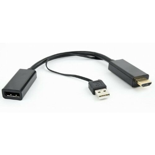 Gembird DSC-HDMI-DP HDMI to DisplayPort converter, black adapter Slike