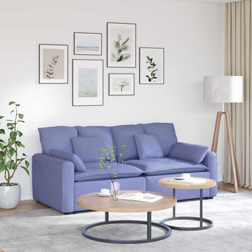  Modularna sofa s jastucima, traperice plave boje Cene