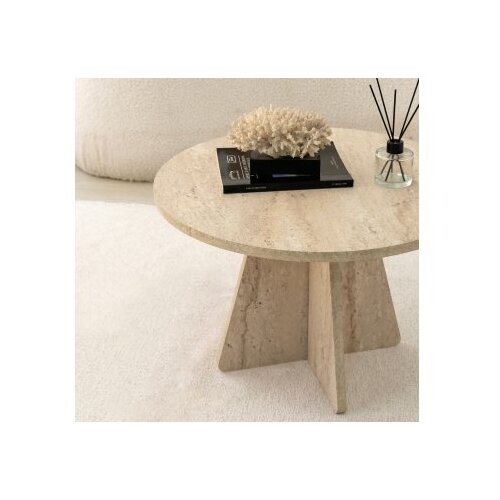 Hanah home Club sto Mushroom, 60x40x60 cm, krem Slike
