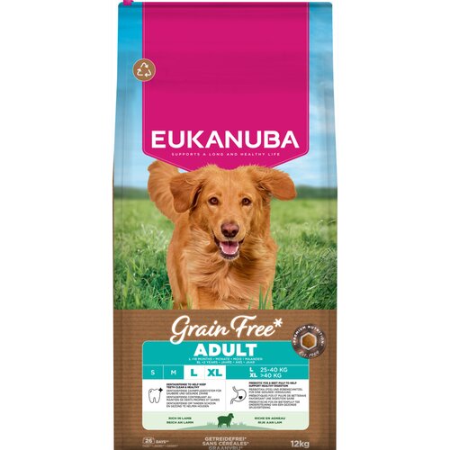 Eukanuba Grain Free Adult Large Dogs janjetina - 12 kg Cijene