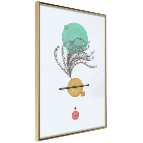  Poster - Geometric Installation with a Plant 40x60 Cijene