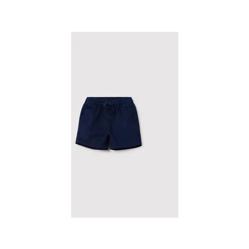 OVS Kratke hlače iz tkanine 1474493 Mornarsko modra Regular Fit