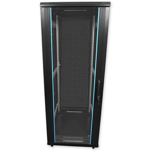 LAN-TEC PSP.6842.B - stalak, 42U, 600 x 800, staklo/lim Slike