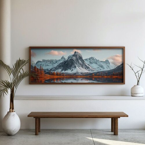 WALLXPERT FAH195-120 Multicolor Decorative Framed MDF Painting Cene