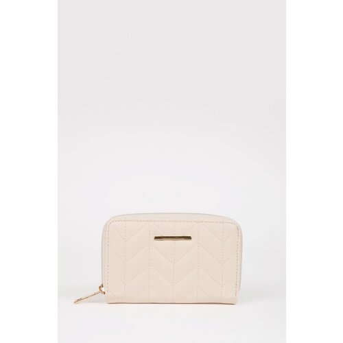 Defacto Women&amp;amp;#39;s Quilted Faux Leather Embroidery Wallet Slike