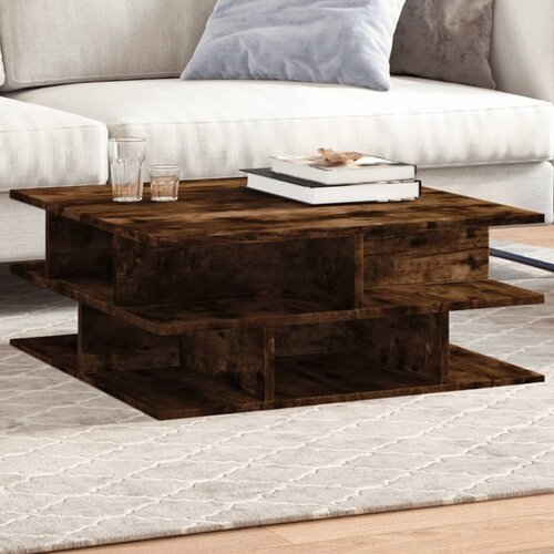 vidaXL Stolić za kavu boja hrasta 70x70x29 cm konstruirano drvo Cijene