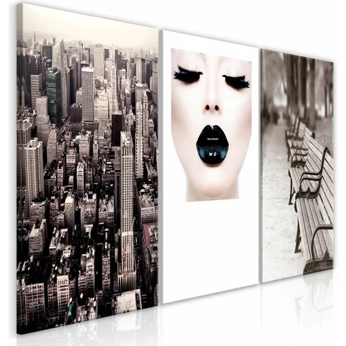  Slika - Faces of City (3 Parts) 120x60