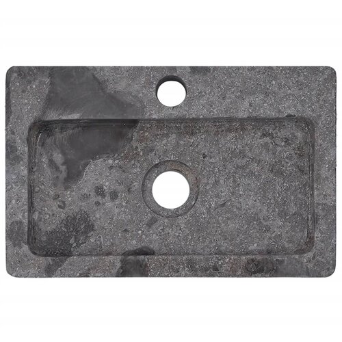 Maison Chic Stenski Umivalnik - Kopalna umivalnik - Lavabo siv 38x24x6,5 cm marmor, (21684691) Cene