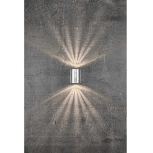 Nordlux LED spolja&amp;scaron;nje zidno svetlo CANTO 2xLED/5,5W/230V IP44 srebrna Slike
