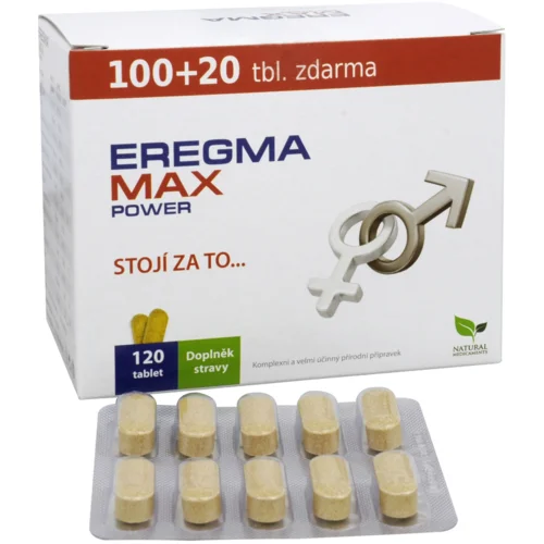  EREGMA Max Power 100+20 tbl. FREE