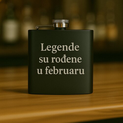 Moja poklon kutija Pljoska Legende Februar, 170ml Cene
