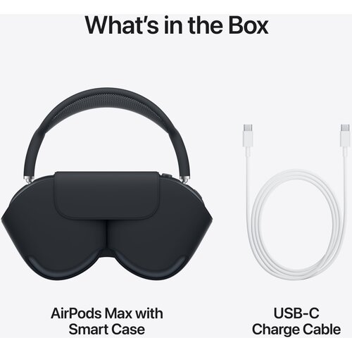 Apple airpods max midnight MWW43ZM/A bežične slu&amp;scaron;alice Slike