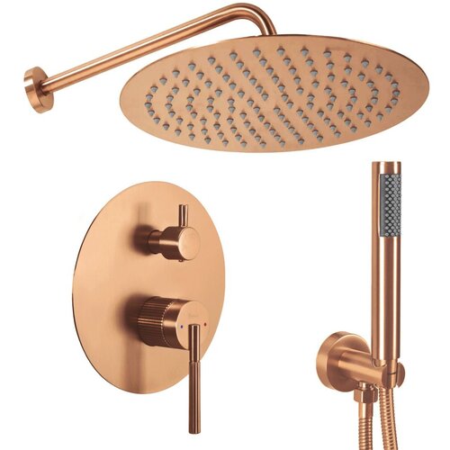 REA Bath Komplet za tu&amp;scaron;iranje za vgradnjo Argon Brush Copper + BOX Slike
