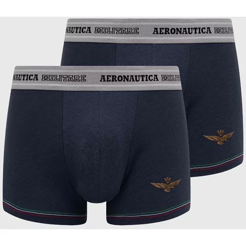 Aeronautica Militare Bokserice 2-pack za muškarce, boja: tamno plava, AM1UBX003