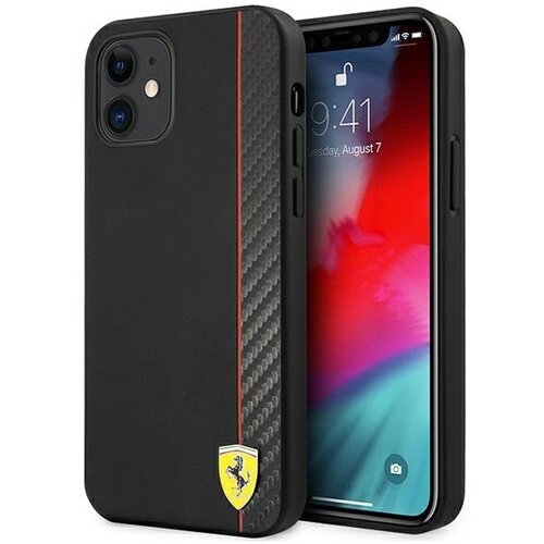 Ferrari OVITEK ON TRACK ZA IPHONE 12 MINI CARBON BLACK, (21834364) Cene
