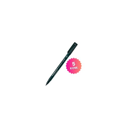 Staedtler Komplet markera 317-9 M (crna), 5 komada Slike