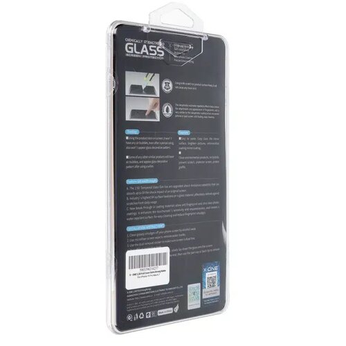 X-ONE Full Cover Extra Strong Tempered Glass Matte - za iPhone 15 Pro Max (puno ljepilo) crna Slike