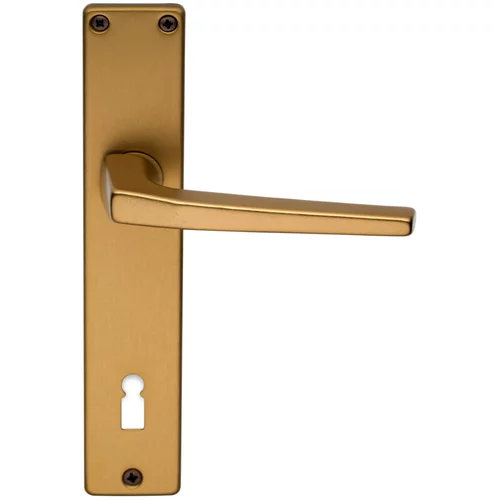 VOVKO Kljuka za vrata s ščitom Vovko (ščit 90 mm, F4, cilinder, aluminij)