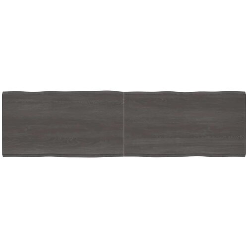 Stolna ploča tamnosiva 220x60x(2-4) cm obrađena hrastovina Slike