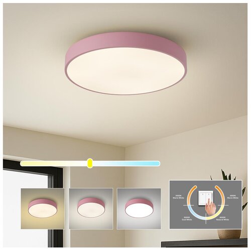  Brilagi - LED plafonsko svetlo POOL LED/48W/230V 3000/4000/6000K 40 cm ružičasta Cene