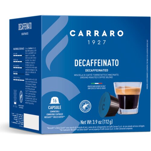 Caffe Carraro S.P.A decaffeinato dolce gusto kapsula Cene