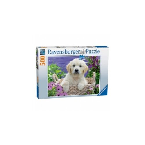Ravensburger puzzle (slagalice) - Kuce u korpi RA14829 Slike