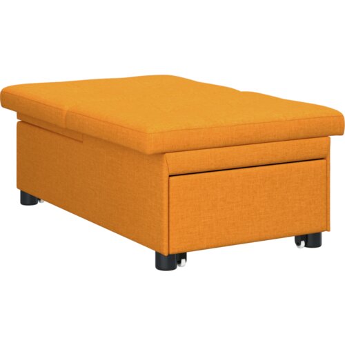vidaXL Rasklopna sofa 3-u-1 s tamno žutom tkaninom Cijene