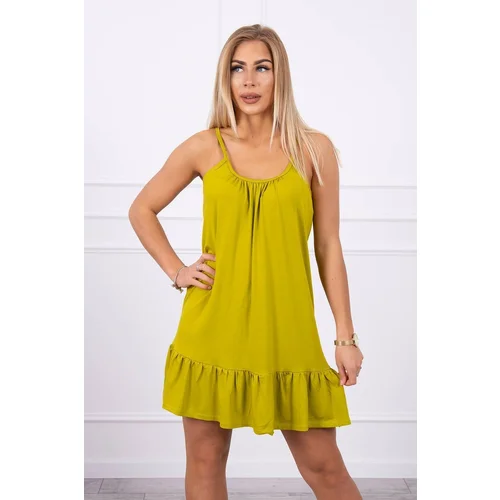 Kesi Dress with thin kiwi straps Kesi Dress with thin kiwi straps