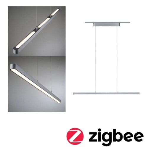PAULMANN 95578 - LED/40W prigu&amp;scaron;iva viseća lampa na sajli URAIL LENTO 230V 2700-6500K Slike