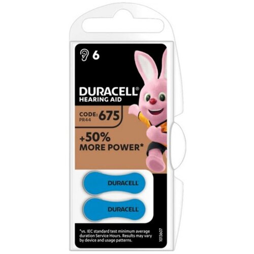 Duracell Hearing Aid 675 1,45V baterija za slusni aparat PAK6 Cene