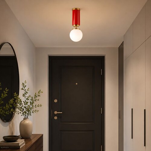 Opviq luster Moira-20205-F, 1 &times; E27, crveni Cene