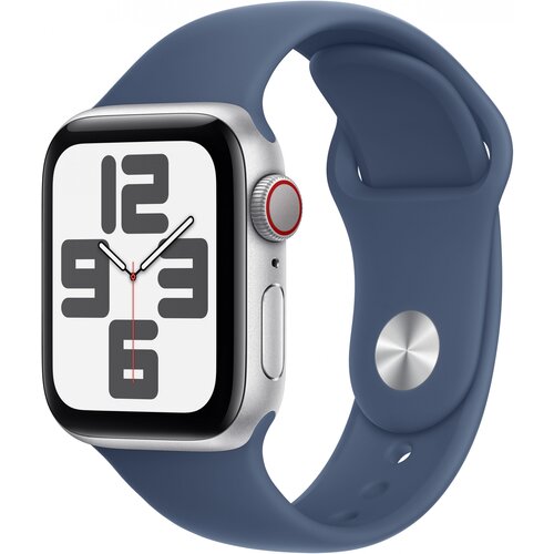 Apple watch se gps + cellular 40mm silver aluminium case with denim sport band - s/m" Cijene