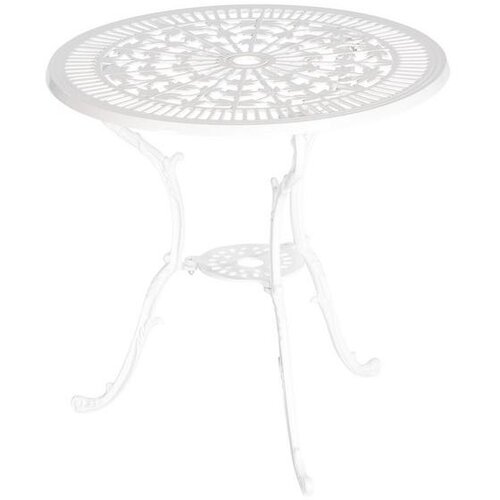 Gardenson Vrtna Miza Lugano, Bela, Ø 70cm Cene