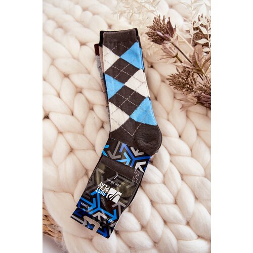 Kesi Youth High Checkered Socks 5-Pack Multicolor Cene