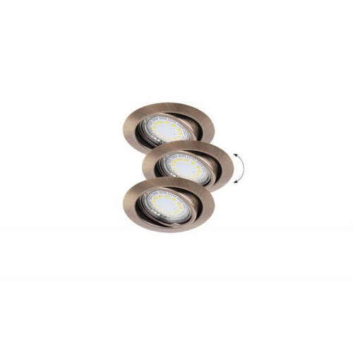 Rabalux ugradna i nadgradna rasveta lite GU10 1x max 50W bronzana (1051) Slike