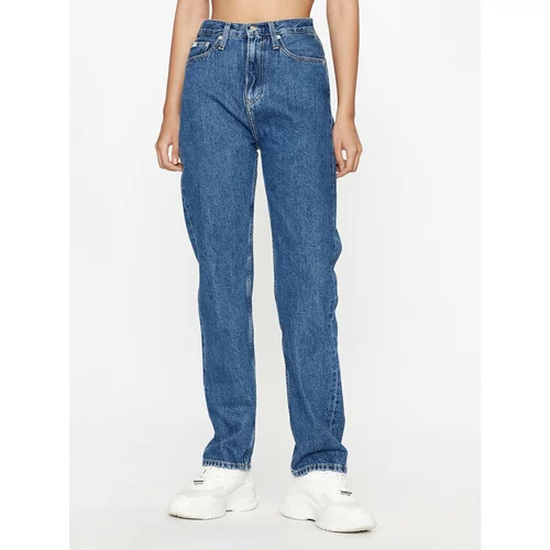 Calvin Klein Jeans Jeans hlače J20J221796 Modra Straight Fit