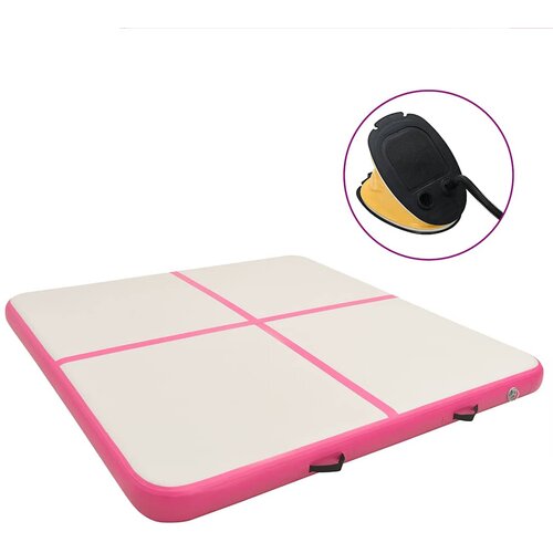  Strunjača na napuhavanje s crpkom 200 x 200 x 10 cm PVC roza Cijene