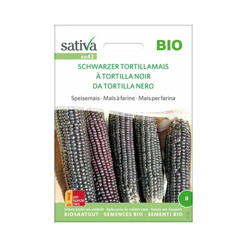 Sativa Bio jedilna koruza "Black Tortilla Corn"