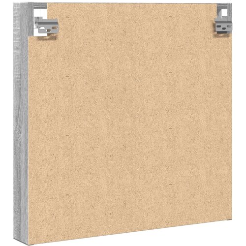  Vitrina boja sivog hrasta sonome 60x8,5x58 cm drvena Slike