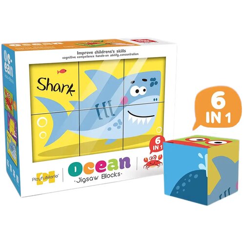 Mađarski proizvođač 6 u 1 kocka za slaganje - Ocean Slike