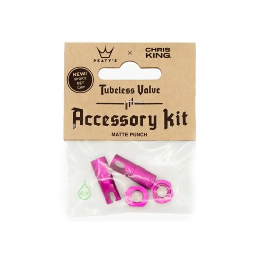 Peaty's accessory kit Tubeless ventila 42mm Pink Cijene