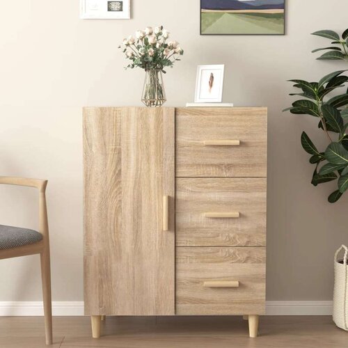  Komoda boja hrasta sonome 69 5x34x90 cm od konstruiranog drva Slike