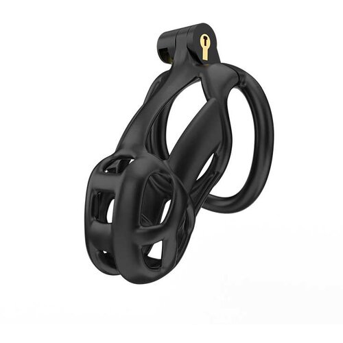 SuperLove Warden Chastity Cock Cage Black Cene