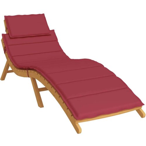  Jastuk za ležaljku boja vina 186 x 58 x 3 cm od tkanine Oxford Slike