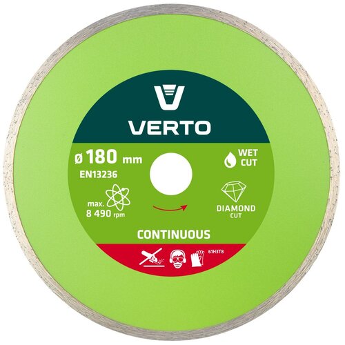Verto Dijamantski disk za brusilice &amp;quot;Continuous&amp;quot; (glatki) Slike