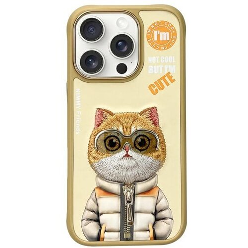 HURTEL OVITEK NIMMY ZA IPHONE 16 PRO 6.3 COOL CUTE CAT DESIGN Z ZA&Scaron;ČITO PROTI PRASKAM, (5000009997) Cene
