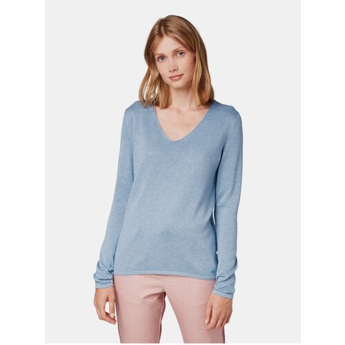 Tom Tailor Light blue women's basic sweater - Women Cene